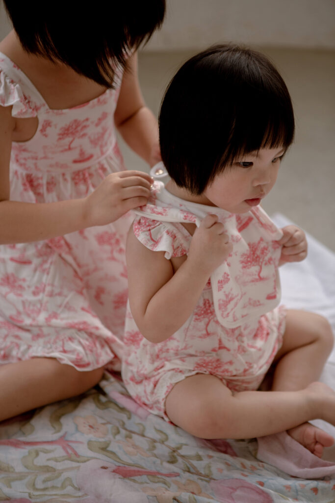 Ruffle Dress - Garden Toile (Rose), photo 4