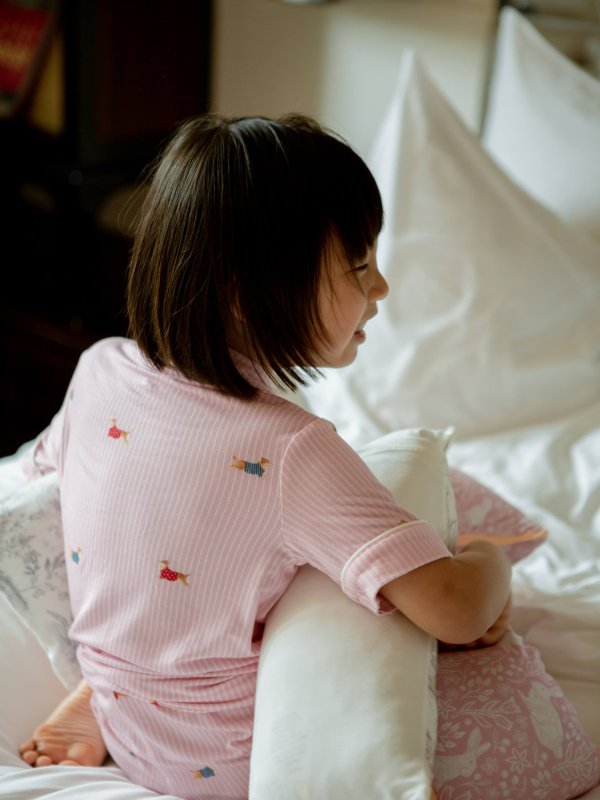 Classic Pyjamas & Lounge Set (Pin Stripe Pink) | House Of Holly®