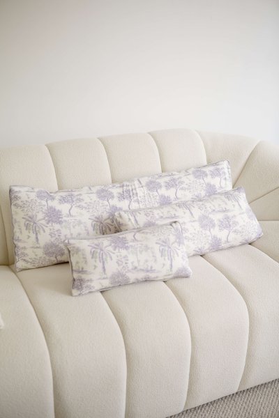 Luxe Cloud Pillow - Fruit Toile (Grape)