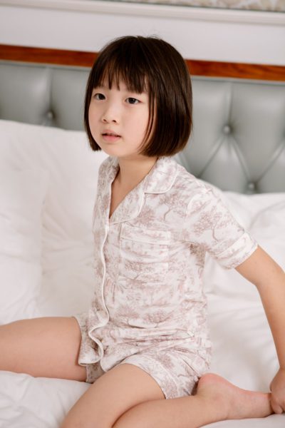 Classic PJ Lounge Set (2-piece) - Fruit Toile (Pink)