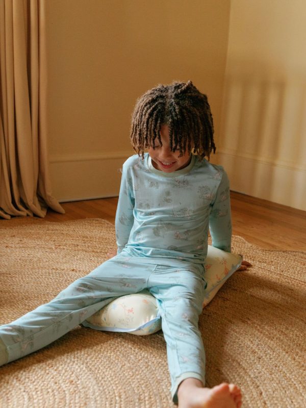 Long Sleeve T-Shirt and Pants Pyjamas Set – Dinosaur (Green)