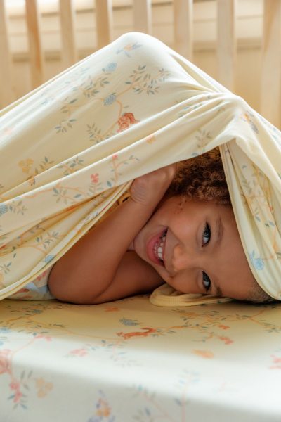 Luxe Bamboo Blanket (Single Layer) - Chinoiserie (Yellow)