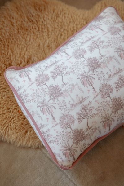 Luxe Cloud Junior Head Pillowcase - Fruit Toile (Strawberry)